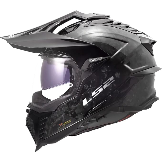 LS2 MX701 Explorer Carbon Forged Endurohelm -