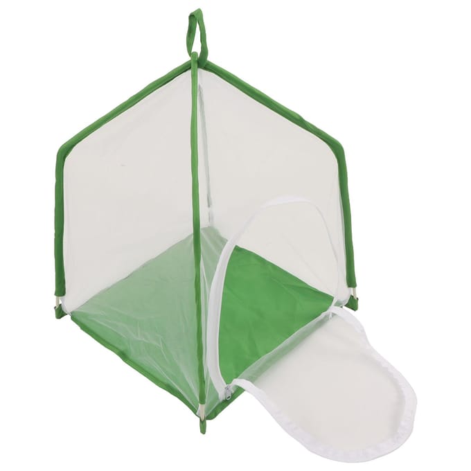 Cage à insectes en forme de maison, cage de jardinage ornementale exquise pour expérience d'éducation scientifique white