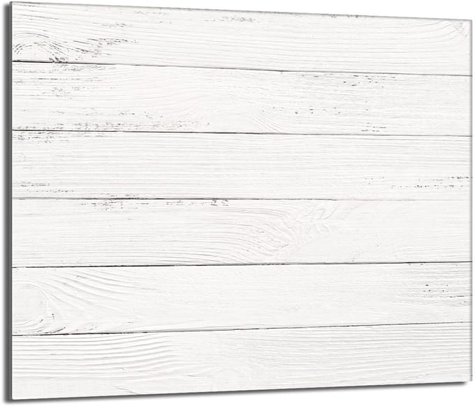 TMK ArtDeko - Beschermplaat van Gehuld Glas - 60x52 - Houtdesign