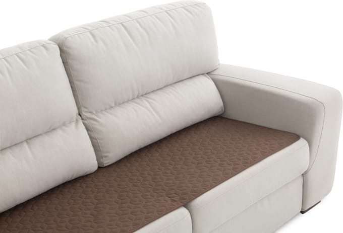 Geo Banktopper - 55cm breed - Bruin - Antislip