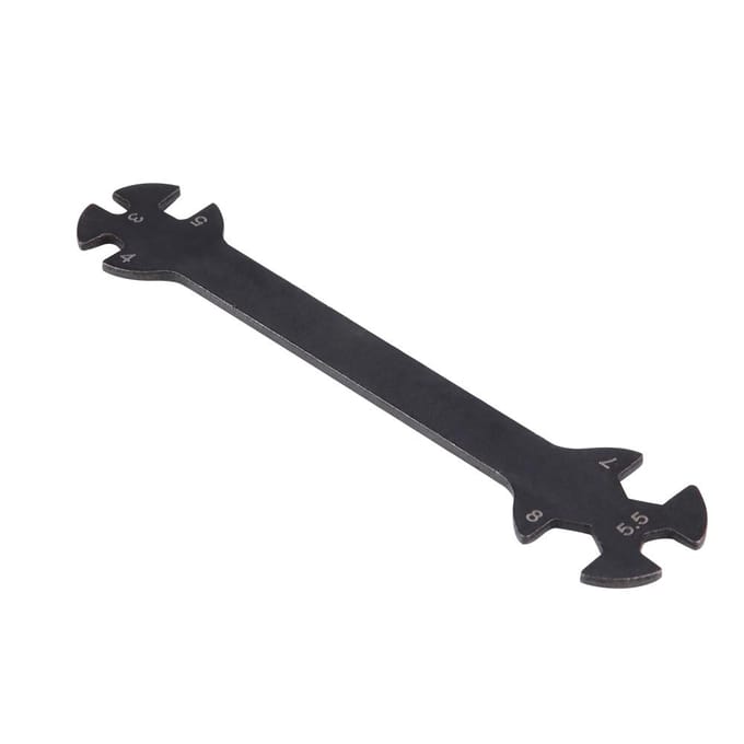Afstandsbediening Model Speelgoed Gereedschap Metalen Accessoire Multifunctionele Sleutel voor RC Auto white