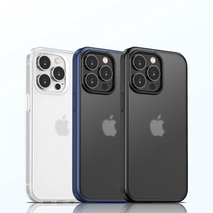 Mobiq Bumper Case geschikt voor iPhone 14 Plus - Shock Proof Hoesje Case geschikt voor iPhone 14 Plus zwart