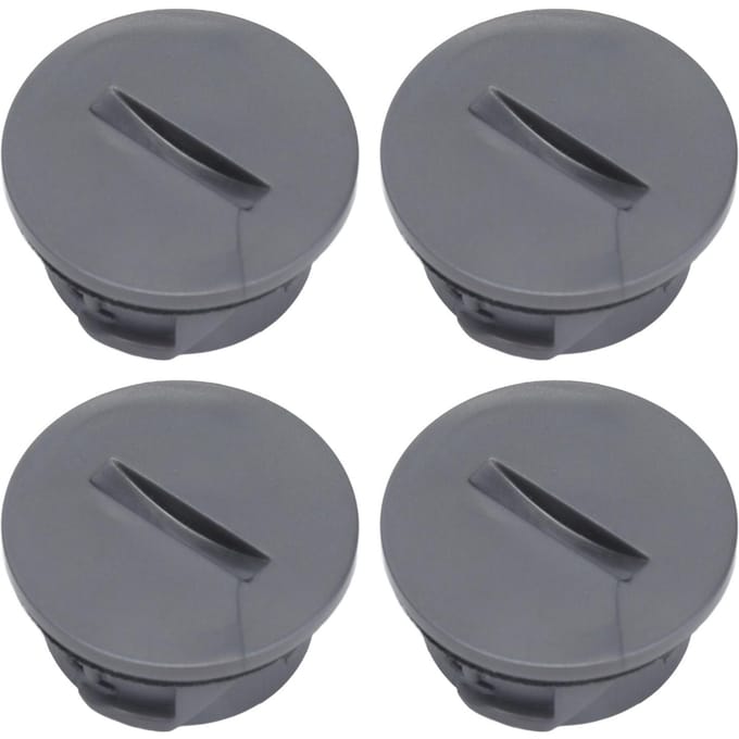 4 STUKS Stofzuiger Eindkap Vervanging Rollende Borstel Eindkap voor V6 Dc35 Dc44 DC59 DC62 SV03 gray