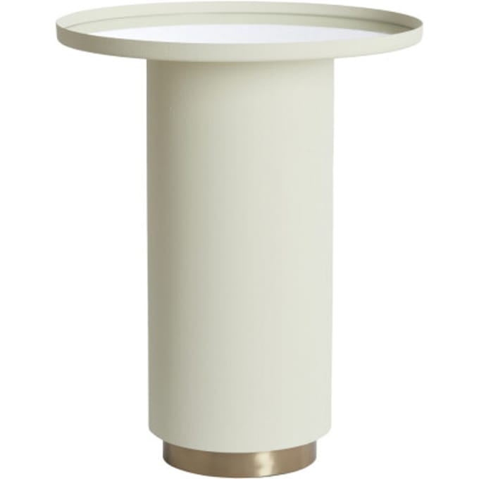 Light & Living - Bijzettafel FATIMA - Ø46x56 cm - Wit
