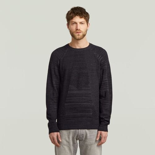 Trui G-Star Raw D26777-C259-7242 DK/BLACK/ASFALT