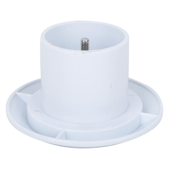 Plastique ABS Résistant à l'usure Insert Intérieur de 2,5 Pouces Entrée/Sortie d'Eau de Piscine Réglable Outil Utile pour le Drainage white