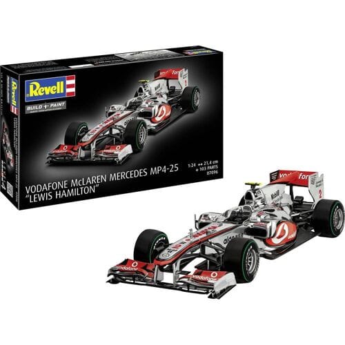 Revell Modelbouwpakket Auto - 07096 Vodafone McLaren Mercedes MP4-25 - Lewis Hamilton - Formule 1 - Rauto Plastic - 1:24 - Modelbouw