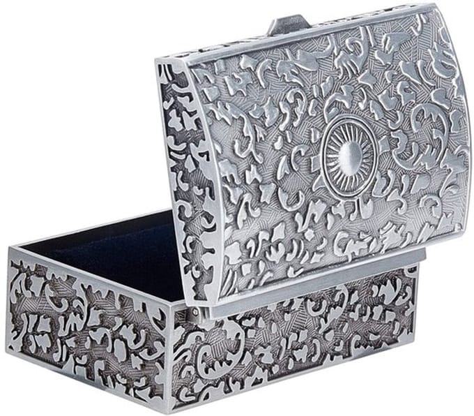 Allecto - Vintage Sieradendoosje - Antiek Zilver - Elegante Organizer
