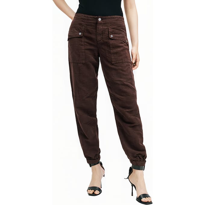 AllSaints Val Trouser Dark Wine Red Taglia: 6 | Pantaloni Outlet | Donna | Rosso
