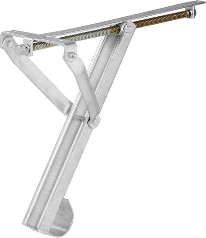 ProPlus Compacte caravanhoeksteun - 500 kg draagvermogen - verzinkt staal - 460 x 195 mm