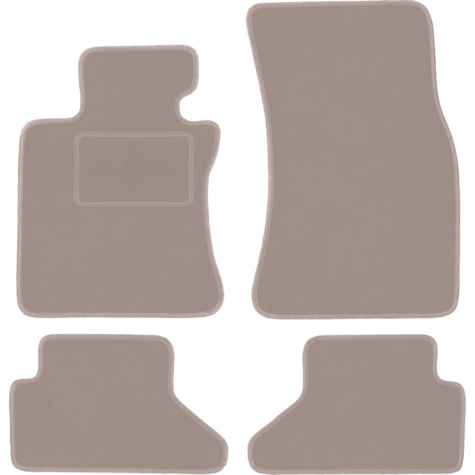 Beige veloursmatten voor: BMW 6 E64 cabriolet (2003-2010)
