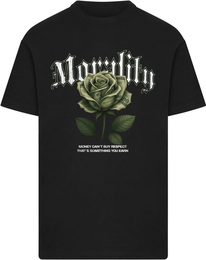 Mister Tee - Money Rose Heren Tshirt - M - Zwart