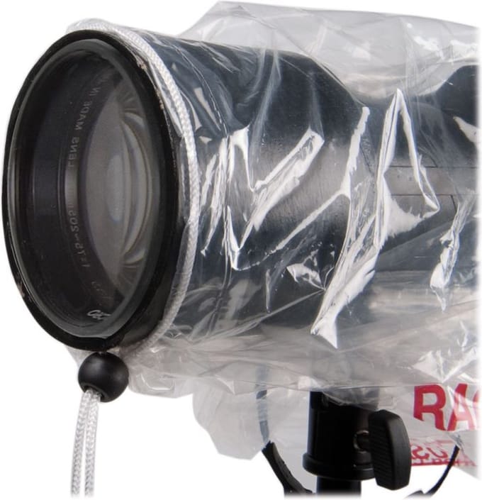 Op/Tech Regenhoes voor camera - Transparant