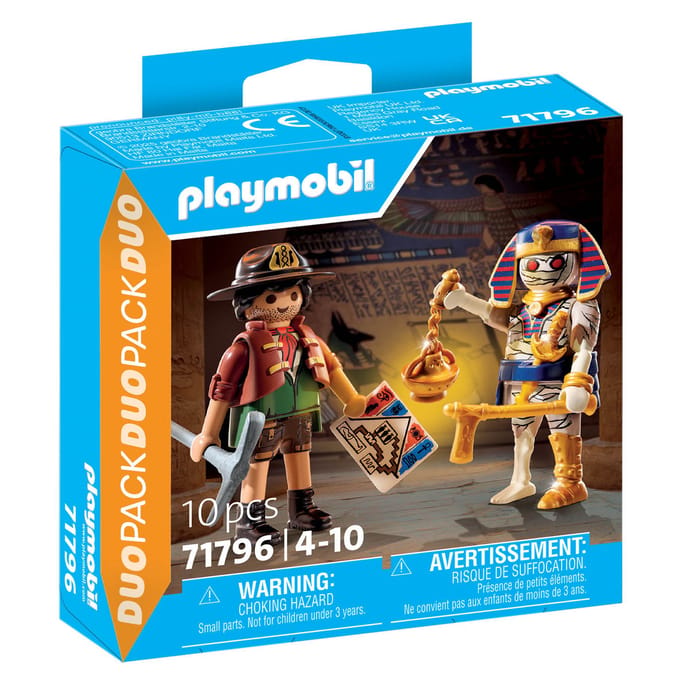 PLAYMOBIL DuoPacks Schattenjager en mummie 71796