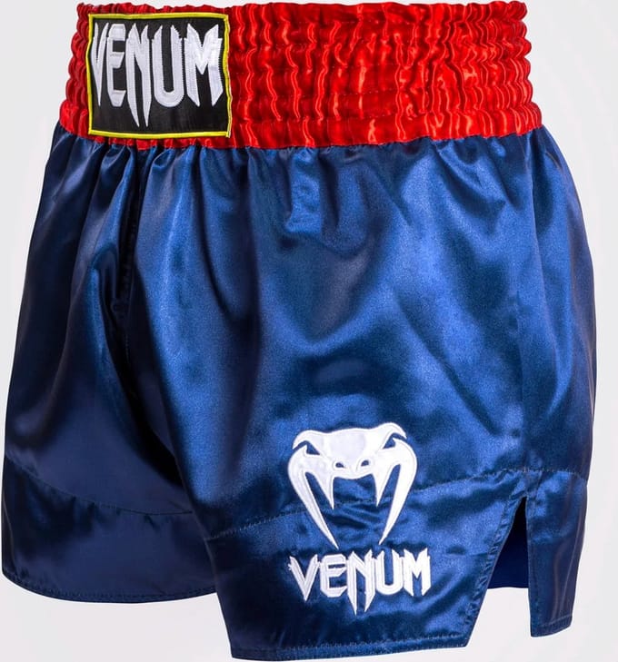 Venum Classic Muay Thai Shorts Blauw Rood Wit - L