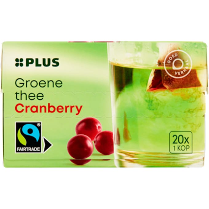 Groene Thee Cranberry Fairtrade