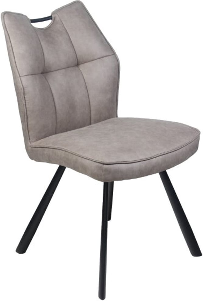 Eetkamerstoel Felien Microleder - Beige - eetkamerstoelen set van 2