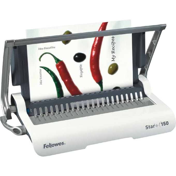 Fellowes Star+ Inbindmachine – 150 Vel – 15 Vel Ponscapaciteit – Binder voor Thuisgebruik – A4/A3