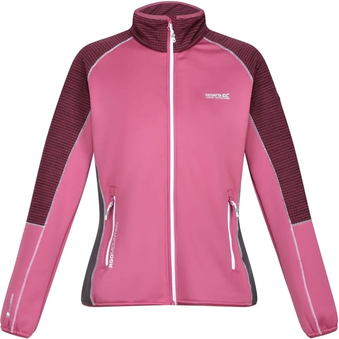 Dameswandelfleece Full Zip Regatta Yare VI, dieppaars