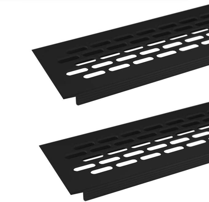 SOTECHVentilatierooster 484 x 60 mm zwart