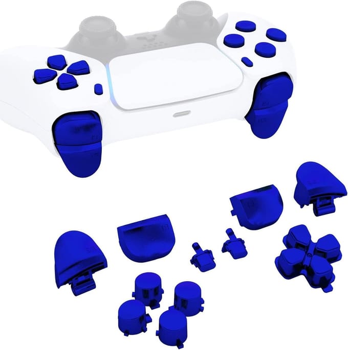 Controller Knoppen Set - Vervangende Knoppen Reparatieset - Controller Personalisatie - Precisie Gesneden - 5 x 5 x 0.5 cm