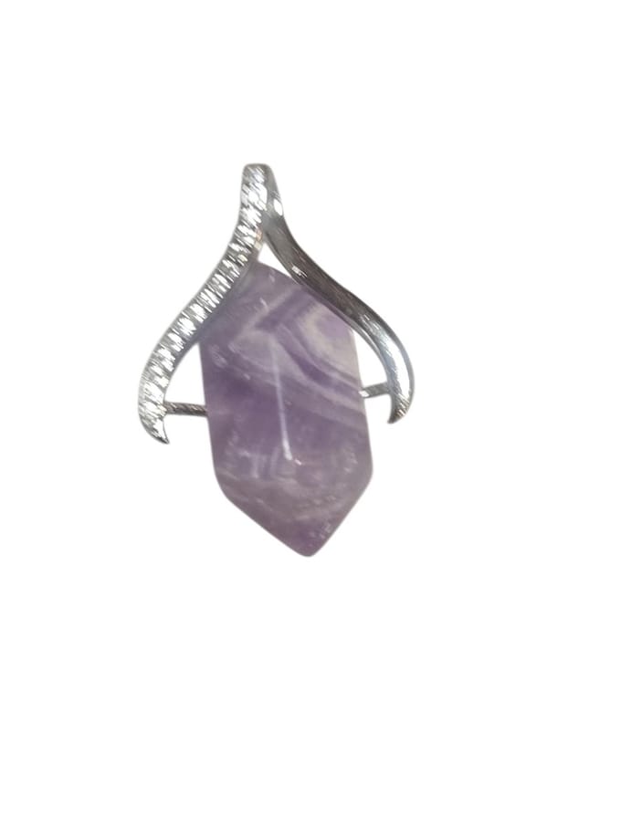 Amethist edelsteen hanger