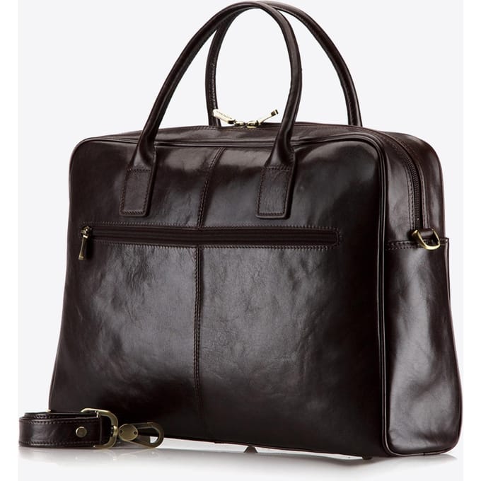 Wittchen Da Vinci Collection - Dames Laptoptas - Bruin - Echt Leer - Accessoires