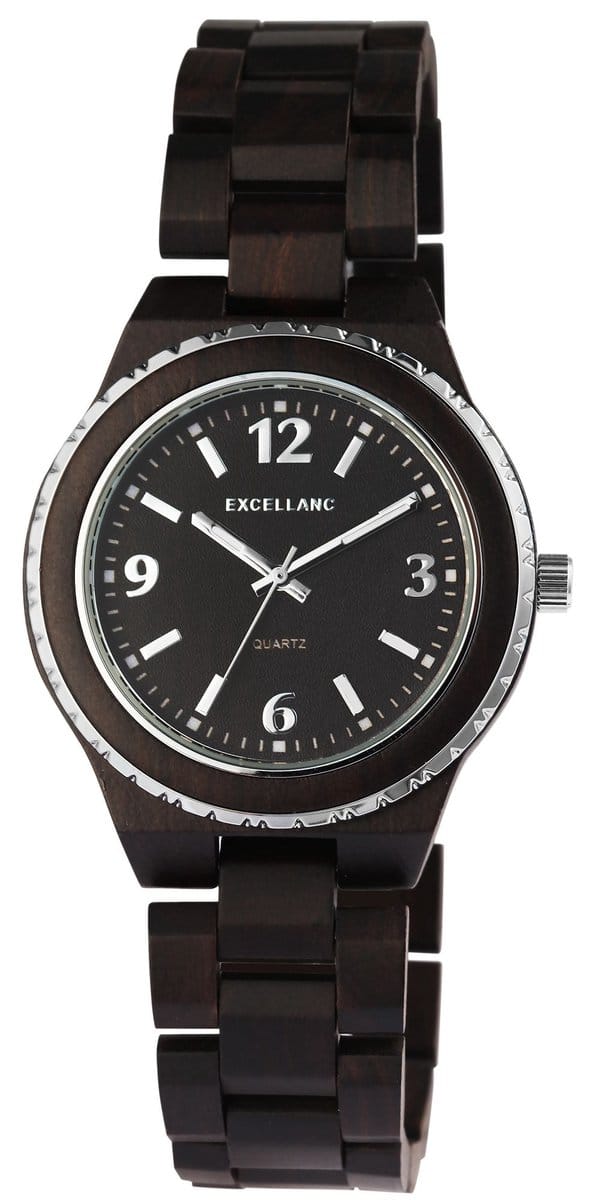 EXCELLANC Excellanc unisex-polshorloge zilver van kleur, mineraalglas