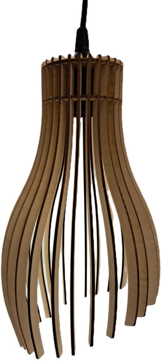 Hanglamp - Houten lamp - Ø 18 cm - Model 1
