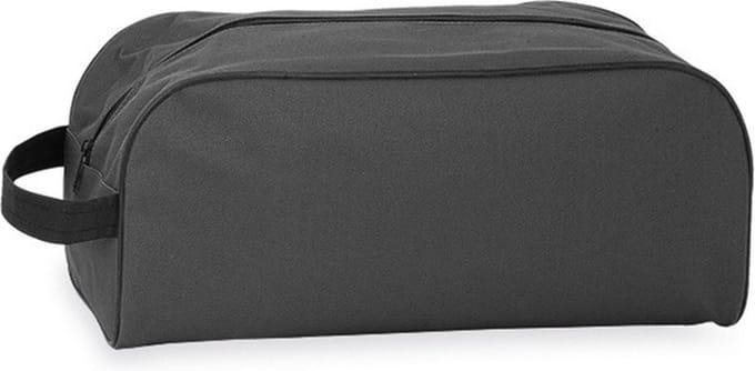 Schoenentas - 8 liter - zwart - 35 x 16 x 15 cm - polyester - ritssluiting - reizen - opbergen