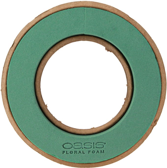 OASIS® BIOLIT® Steekschuim Krans Ø24x4,5cm | 4 stuks