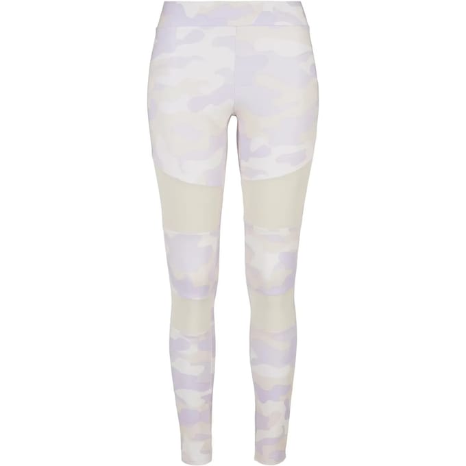 Urban Classics - Camo Tech Mesh lilaccamo Sportlegging - S - Paars