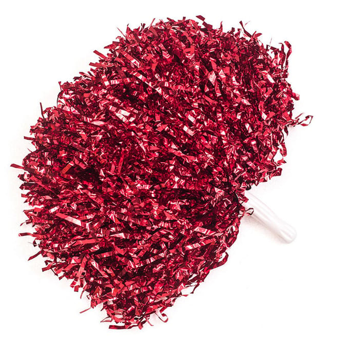 Cheerleading Pompons Herbruikbaar Effen Kleur Flits Effect Plastic Cheerleading Pompons Bal voor Basketbal blue