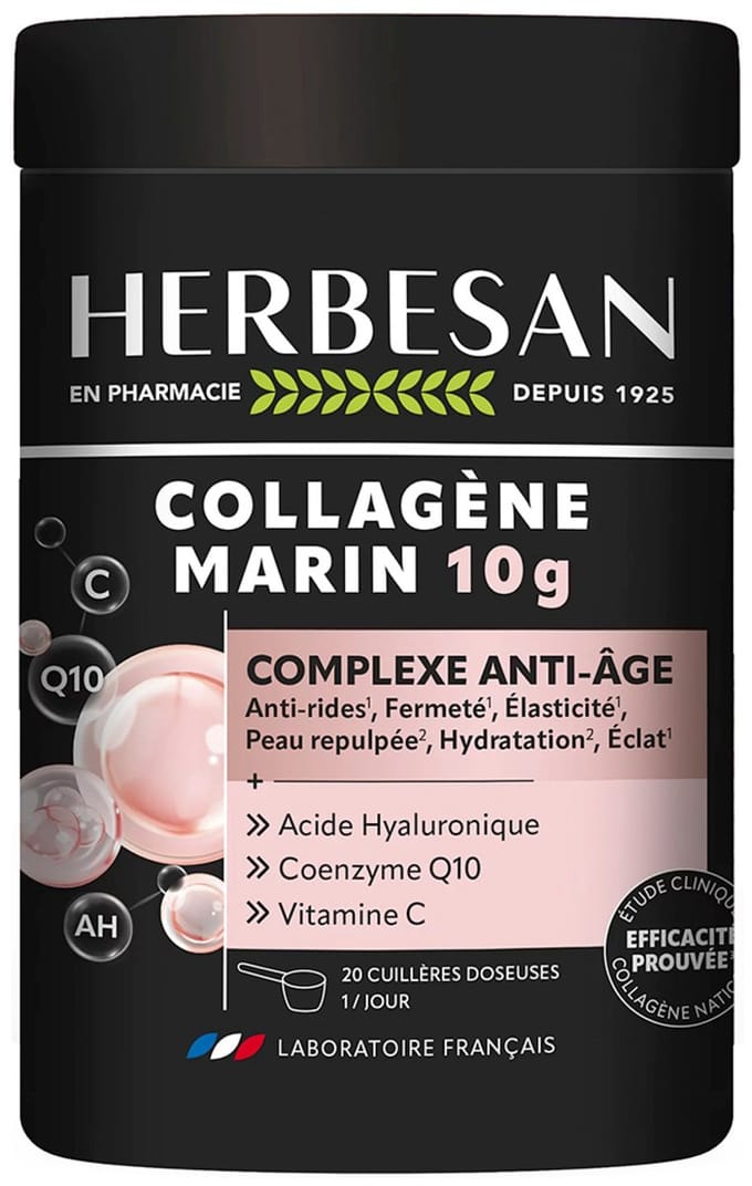 Herbesan Marien Collageen 10 g Anti-Aging Complex 210 g