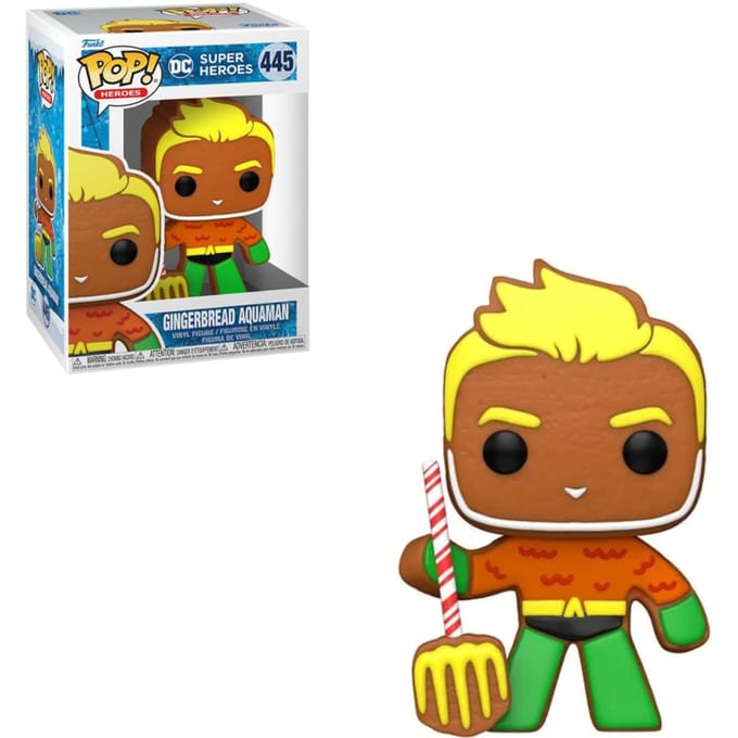 Funko Aquaman Verzamelfiguur DC Comics Holiday 2022 POP! Heroes Aquaman 9 cm Multicolours