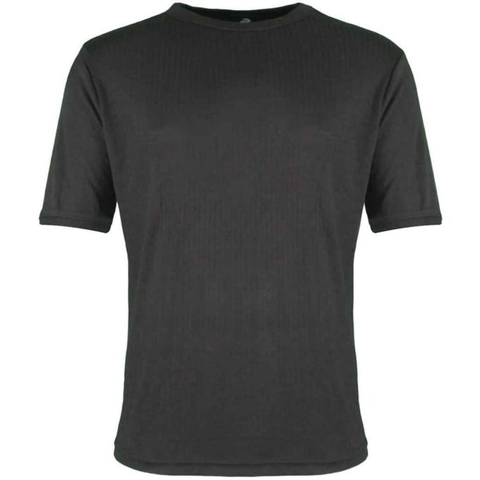 Warrior Heren thermisch T-shirt met korte mouwen (Zwart)