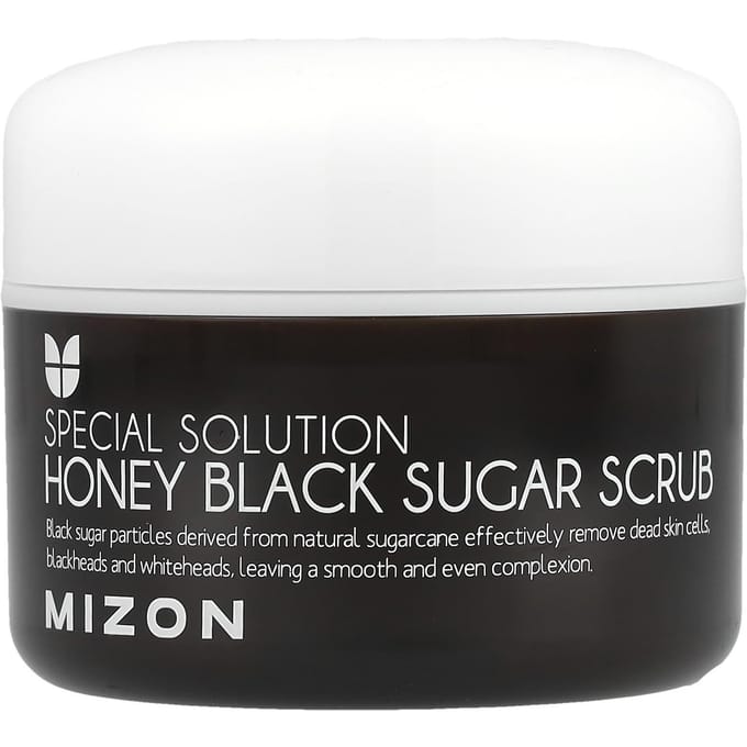 Mizon, Honey Brown Sugar Scrub, 3.17 oz (90 g) black