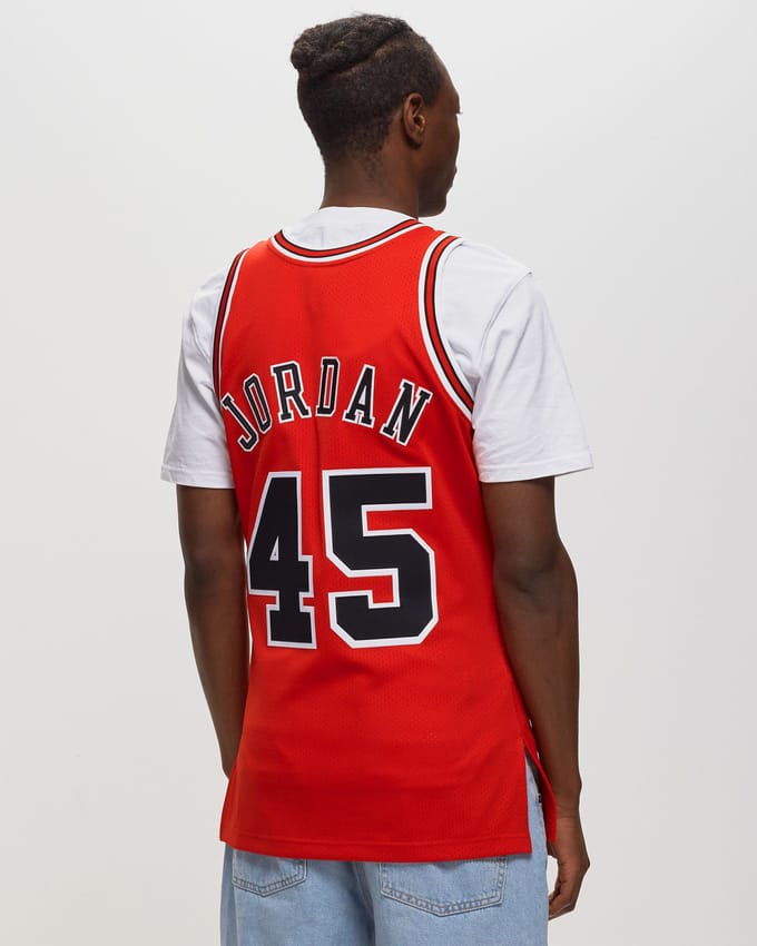 NBA Authentic Jersey Chicago Bulls 1994-95 Michael Jordan #45