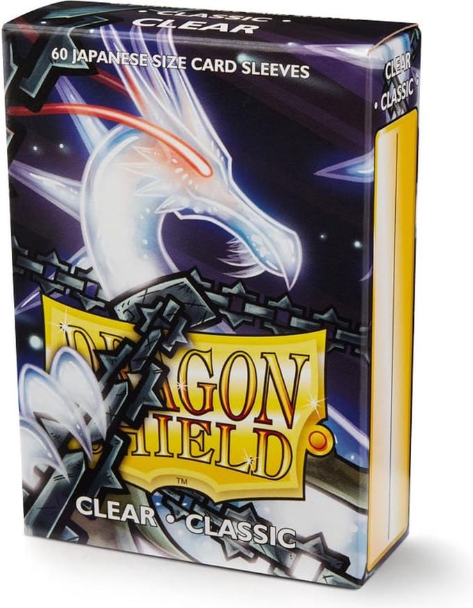 Dragon Shield Card Sleeves: Japanese Classic Clear (59x86mm) - 60 stuks