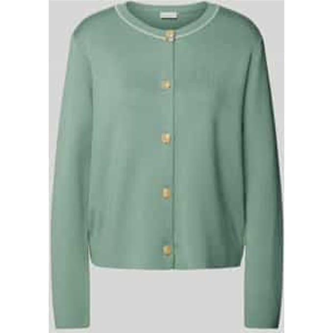Gebreide cardigan met ronde hals