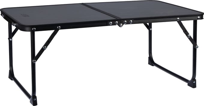 Abbey Camp Campingtafel 64x42 cm Compact & Opvouwbaar - hoogte 28 cm - Grijs