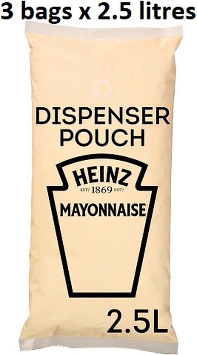 Heinz Mayonaise Bag in box 3 zakken x 2,5 liter