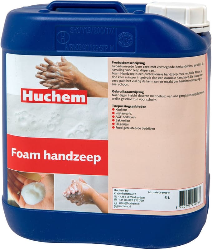 Handzeep | Foam | 5L | Concentraat | Navulling | Schuim handzeep | Hygiëne