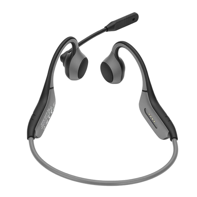 Botgeleiding Headset Bluetooth 5.2 Open Conferentie Hoofdtelefoon Draadloos Stereo Dubbele Microfoon Ruisonderdrukking voor Werk