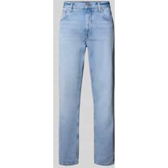 tapered fit jeans van pure katoen model 'HARLEM'
