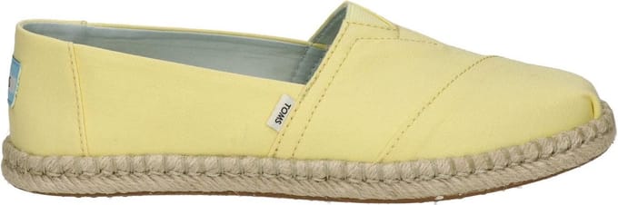 TOMS - maat 39- Alpargata Rope Plant Dye Dames Espadrille - Yellow