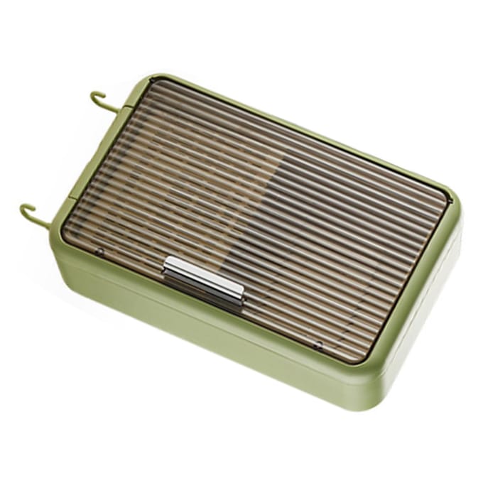 Porte-baguettes de cuisine mural Organisateur de baguettes Égouttant Anti-poussière Ustensiles de cuisine Green beige
