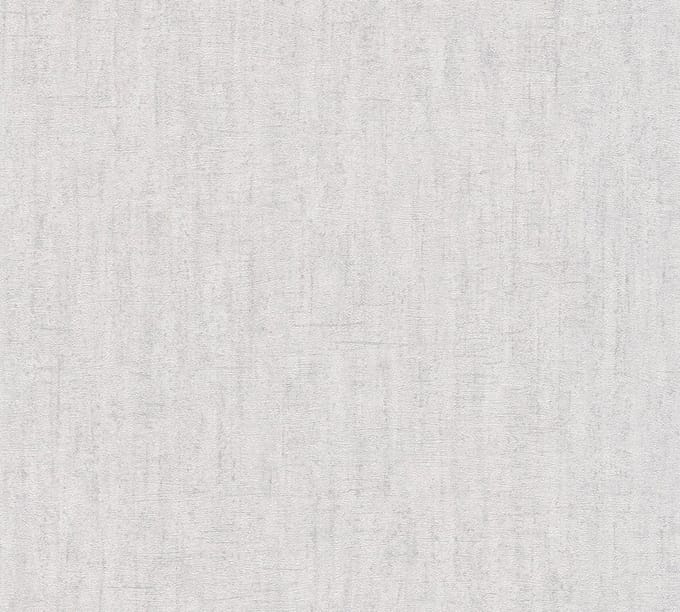 STRUCTUUR BEHANG | Metallic Glans - grijs wit - A.S. Création Titanium 3