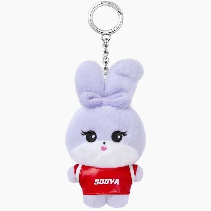 BLACKPINK - [JUMP POPUP] officiële MD Karakter mini Pluche sleutelhanger Jisoo white