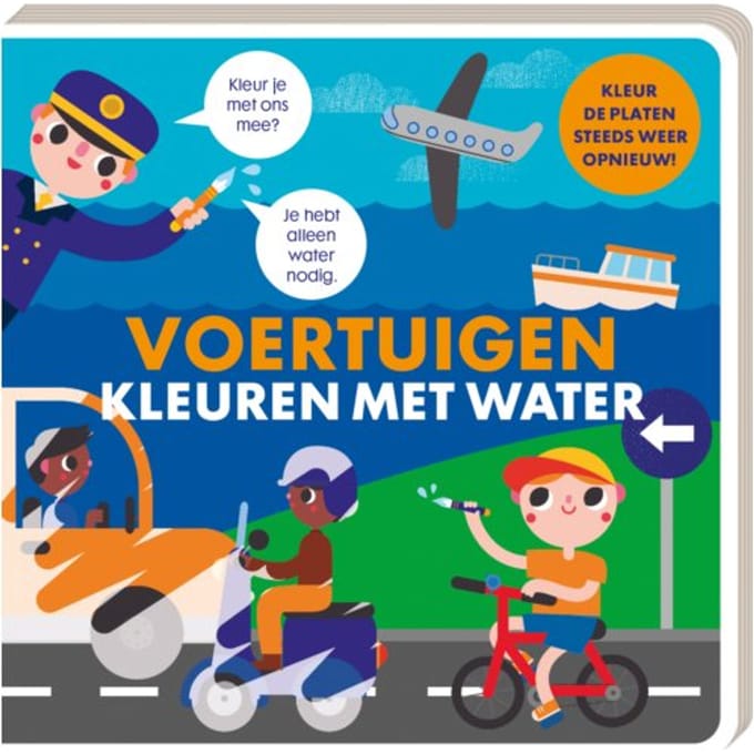 Kleuren Met Water - Voertuigen - ImageBooks Factory